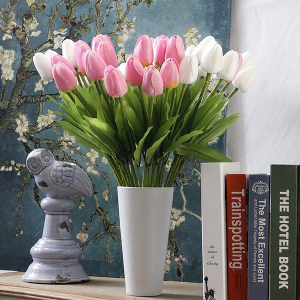 1pcs beauty real touch artificial flowers latex tulips flower bouquet fake bridal decorate for wedding decorative & wreaths
1pcs beauty real touch artificial flowers latex tulips flower bouquet fake bridal decorate for wedding decorative & wreaths