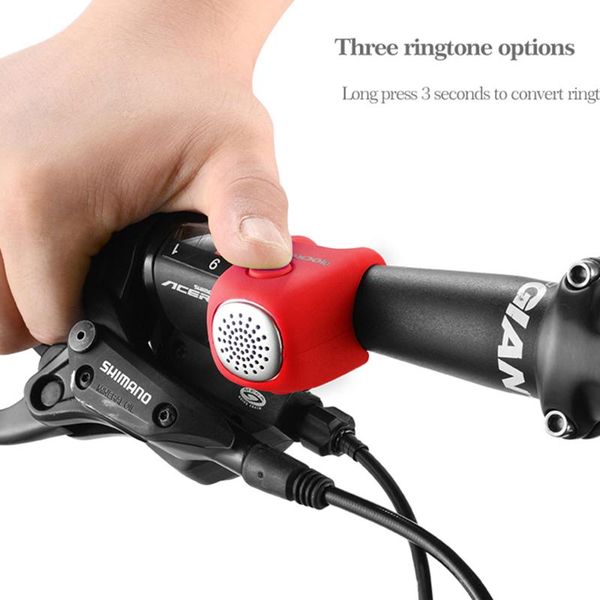 bike horns electric cycling bell 110 db horn rainproof mtb bicycle handlebar silica gel shell ring accessories
bike horns electric cycling bell 110 db horn rainproof mtb bicycle handlebar silica gel shell ring accessories