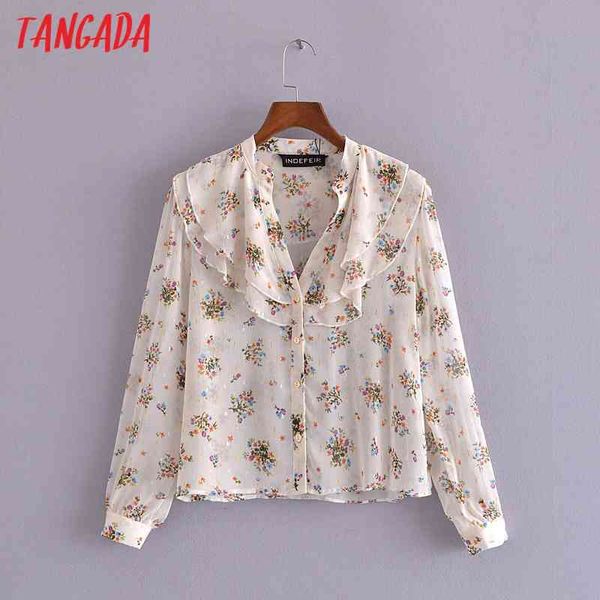 women retro ruffles print chiffon long sleeve chic female casual loose shirt blusas femininas 3h193 210416, White
women retro ruffles print chiffon long sleeve chic female casual loose shirt blusas femininas 3h193 210416, White