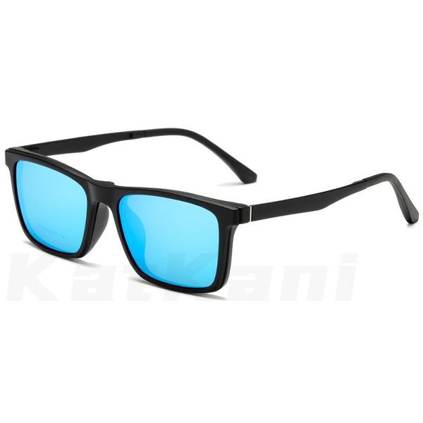 fashion sunglasses frames katkani square men's polarized tr90 magnetic optical prescription glasses frame two-in-one set k2123, Black
fashion sunglasses frames katkani square men's polarized tr90 magnetic optical prescription glasses frame two-in-one set k2123, Black