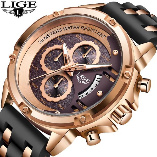 wristwatches 2021 lige casual mens watches watch men big dial date quartz clock male waterproof wristwatch relogio masculin, Slivery;brown
wristwatches 2021 lige casual mens watches watch men big dial date quartz clock male waterproof wristwatch relogio masculin, Slivery;brown