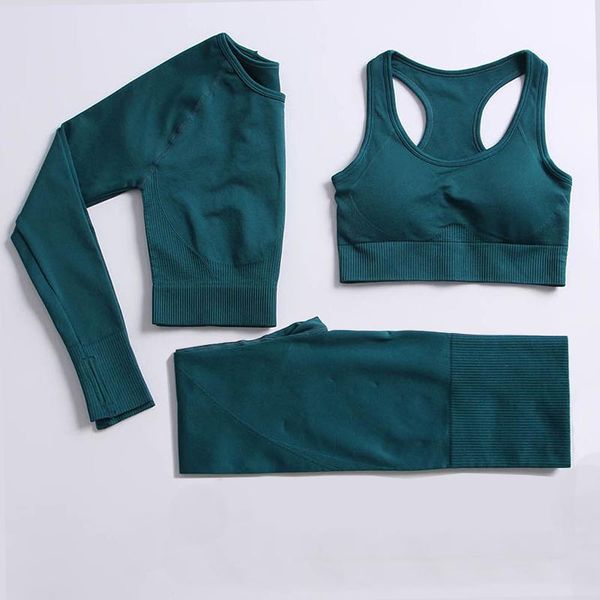 yoga outfit women sportwear seamless workout set long sleeve gym clothing fitness crop high waist leggings sprot suits tracksui
yoga outfit women sportwear seamless workout set long sleeve gym clothing fitness crop high waist leggings sprot suits tracksui