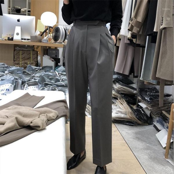 women autumn slim ankle-length blazer pants loose casual three-dimensional high-waist trousers female office lady wear women's & capris, Black;white
women autumn slim ankle-length blazer pants loose casual three-dimensional high-waist trousers female office lady wear women's & capris, Black;white