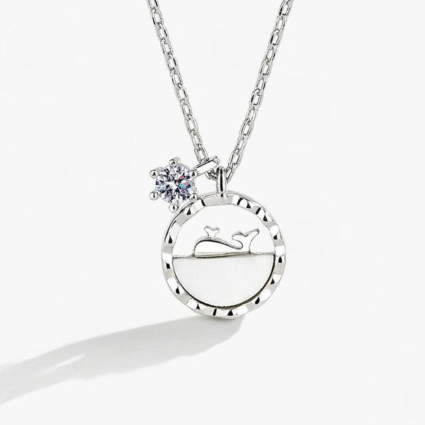 chains 2021 fashion zircon necklaces cute whale necklace for women 2 colors cadenas mujer simple design gifts, Silver
chains 2021 fashion zircon necklaces cute whale necklace for women 2 colors cadenas mujer simple design gifts, Silver