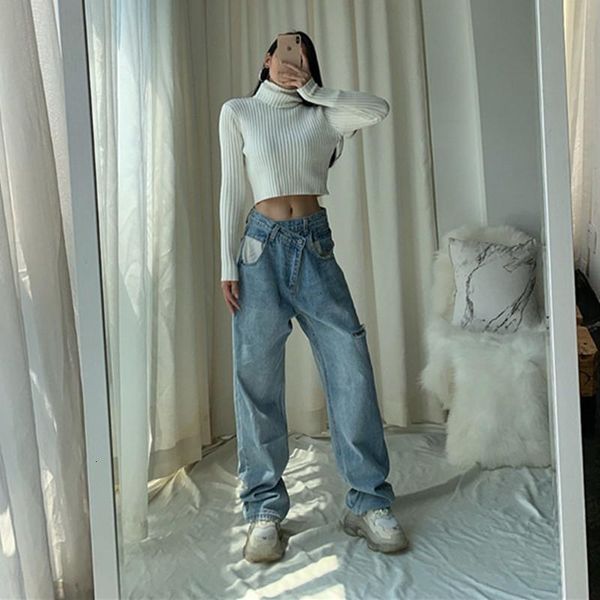 women's jeans woman ripped high waist clothes wide leg denim clothing streetwear vintage quality fashion harajuku straight pants kmo9, Blue
women's jeans woman ripped high waist clothes wide leg denim clothing streetwear vintage quality fashion harajuku straight pants kmo9, Blue