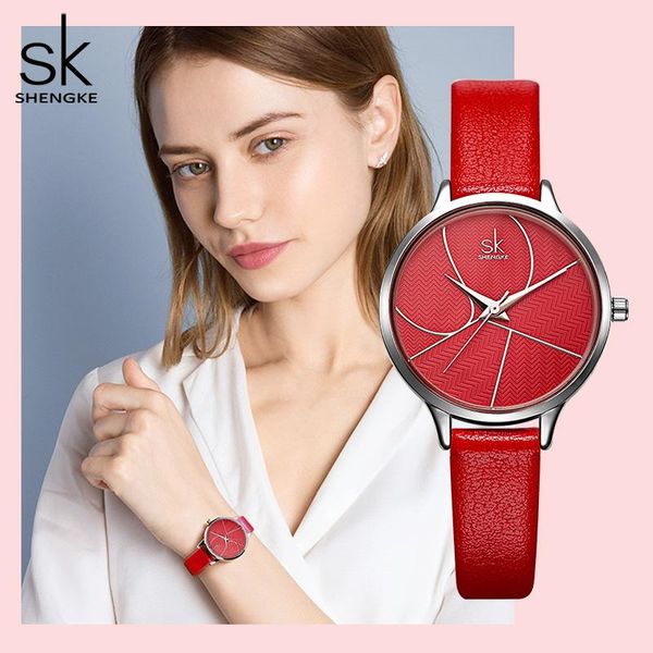 wristwatches shengke simple fashion women watchs elegant luxury lady quartz color leather strap waterproof female wristwatch relogio feminin, Slivery;brown
wristwatches shengke simple fashion women watchs elegant luxury lady quartz color leather strap waterproof female wristwatch relogio feminin, Slivery;brown