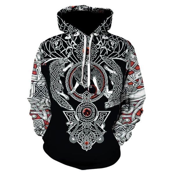 men's jackets fashion hoodies viking wolf and dragon tattoo 3d all over printed mens sweatshirt funny pullover casual hoodie s-6xl, Black;brown
men's jackets fashion hoodies viking wolf and dragon tattoo 3d all over printed mens sweatshirt funny pullover casual hoodie s-6xl, Black;brown