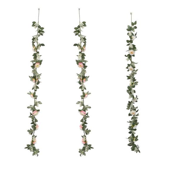 decorative flowers & wreaths artificial leaves vine decorate wall hanging fake flower rattan 200cm length ornaments light pink for wall/door
decorative flowers & wreaths artificial leaves vine decorate wall hanging fake flower rattan 200cm length ornaments light pink for wall/door