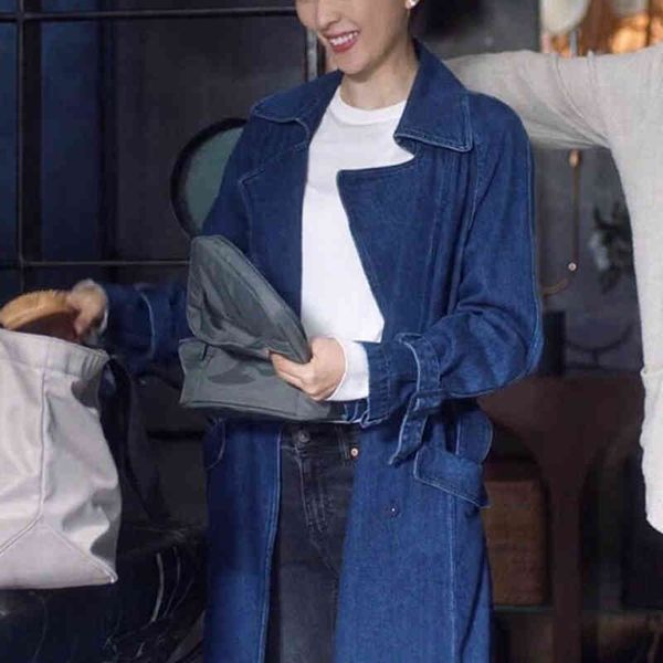 blends autumn and winter style sleeve neckline thin adjustment pocket temperament denim jacket, Black
blends autumn and winter style sleeve neckline thin adjustment pocket temperament denim jacket, Black
