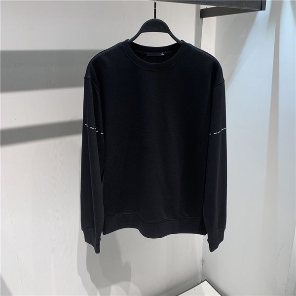 2021 spring new men's pullover loose and versatile, simple printing bottomed sweater fashion b1bfb1115, Black
2021 spring new men's pullover loose and versatile, simple printing bottomed sweater fashion b1bfb1115, Black