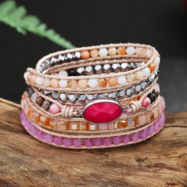tennis drop high end women bracelets natural stones vintage leather wrap bracelet girl beach holiday femme, Golden;silver
tennis drop high end women bracelets natural stones vintage leather wrap bracelet girl beach holiday femme, Golden;silver