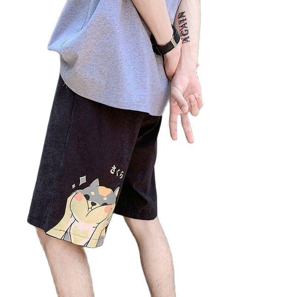 men's shorts 2021 summer casual shorts, loose, trendy brand, wild sports, youthful vitality, polyester printed anime pants, White;black
men's shorts 2021 summer casual shorts, loose, trendy brand, wild sports, youthful vitality, polyester printed anime pants, White;black
