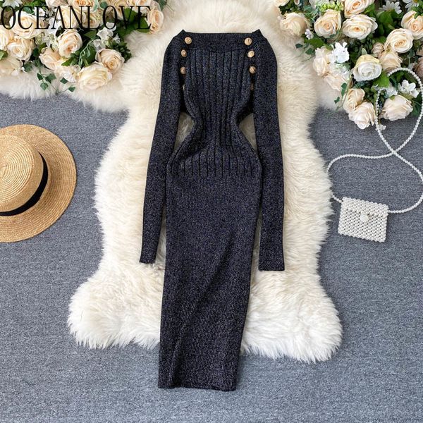 lurex shining bodycon dresses women autumn knitted vestidos winter sweater dress robes 17672 210415, Black;gray
lurex shining bodycon dresses women autumn knitted vestidos winter sweater dress robes 17672 210415, Black;gray