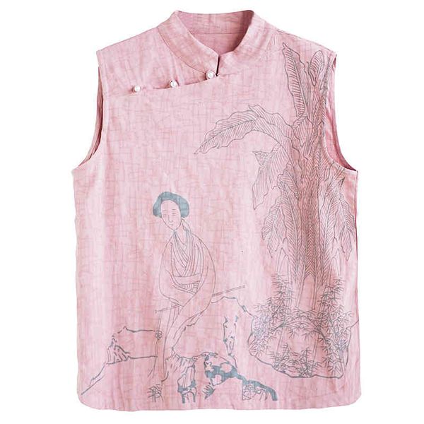 women's hoodies & sweatshirts printing linen women qipao shirt chinese style elegant sleeveless stand collar vintage cheongsam blouse, Black
women's hoodies & sweatshirts printing linen women qipao shirt chinese style elegant sleeveless stand collar vintage cheongsam blouse, Black