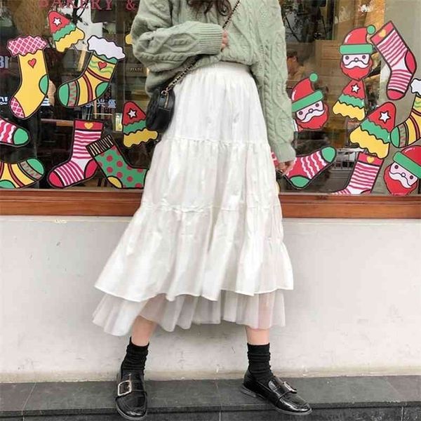 spring and summer women boho long skirt high waist ruffles white beach s pink jupe femme tulle saia midi faldas 210621, Black
spring and summer women boho long skirt high waist ruffles white beach s pink jupe femme tulle saia midi faldas 210621, Black