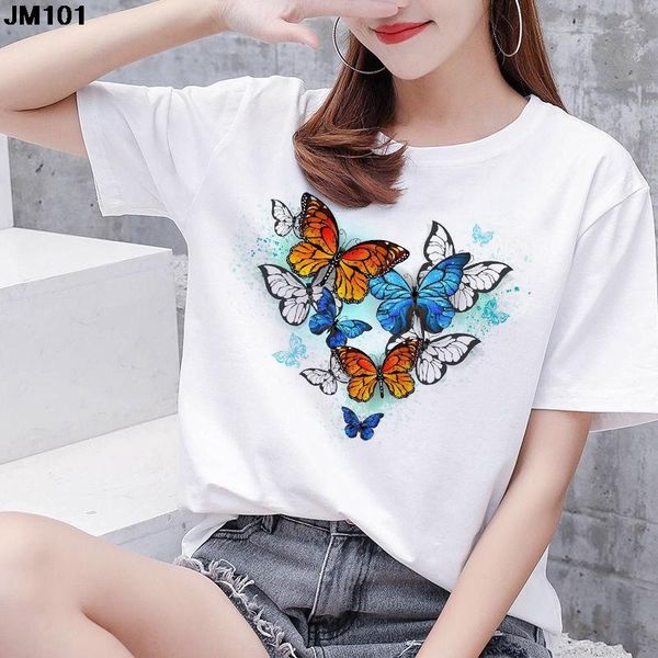 women's t-shirt fashion women tshirt harajuku watercolor butterfly printed t shirt female casual white 90s girls short sleeve woman
women's t-shirt fashion women tshirt harajuku watercolor butterfly printed t shirt female casual white 90s girls short sleeve woman