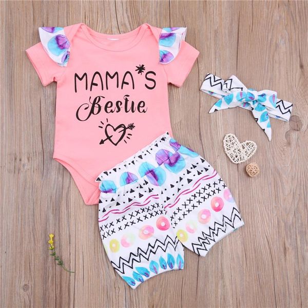 clothing sets 0-18m born kid baby girls 3pcs outfits, letter print o-neck short sleeves romper + eggs shorts headband suit summer, White
clothing sets 0-18m born kid baby girls 3pcs outfits, letter print o-neck short sleeves romper + eggs shorts headband suit summer, White