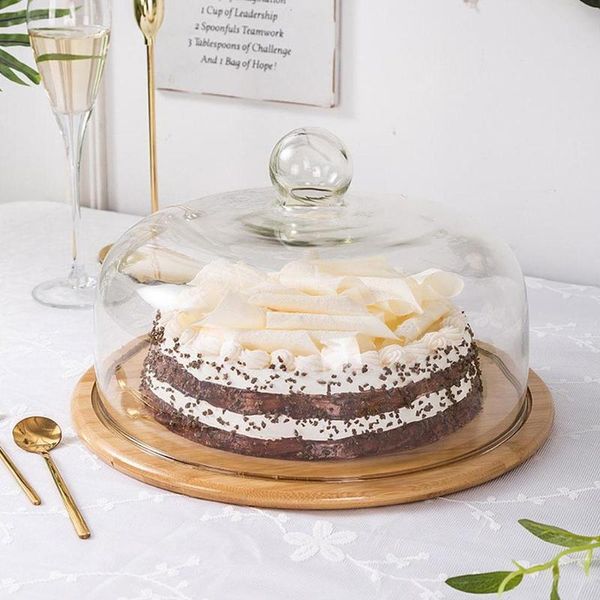 storage bottles & jars lead-grade transparent dustproof cake glass cover fruit bamboo tray
storage bottles & jars lead-grade transparent dustproof cake glass cover fruit bamboo tray