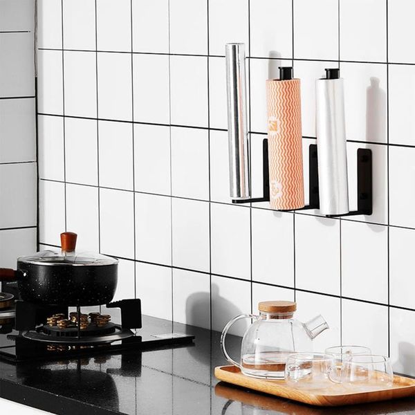 hooks & rails kitchen roll holder space aluminum punch-plastic wrap bathroom hardware solid color convenient clean storage rack
hooks & rails kitchen roll holder space aluminum punch-plastic wrap bathroom hardware solid color convenient clean storage rack