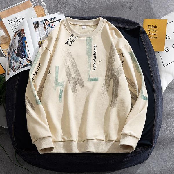 men's t-shirts zogaa 2021 t-shirt fashion casual cotton long-sleeved round tie print pullover streetwear suitable for outdoor sports, White;black
men's t-shirts zogaa 2021 t-shirt fashion casual cotton long-sleeved round tie print pullover streetwear suitable for outdoor sports, White;black