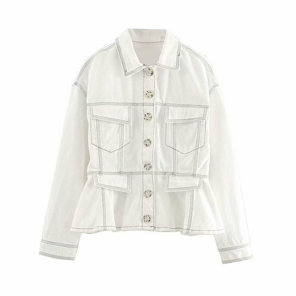 women's jackets women jean jacket patchwork female jeans coat long sleeve white denim for boyfriend style, Black;brown
women's jackets women jean jacket patchwork female jeans coat long sleeve white denim for boyfriend style, Black;brown