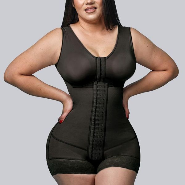 women's shapers fajas colombianas shapewear women eye closure adjustable high compression hook breast garment with bra double flat bell, Black;white
women's shapers fajas colombianas shapewear women eye closure adjustable high compression hook breast garment with bra double flat bell, Black;white