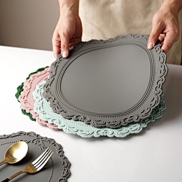 mats & pads white lace silicone place mat luxury retro waterproof and anti-scald household heat insulation
mats & pads white lace silicone place mat luxury retro waterproof and anti-scald household heat insulation