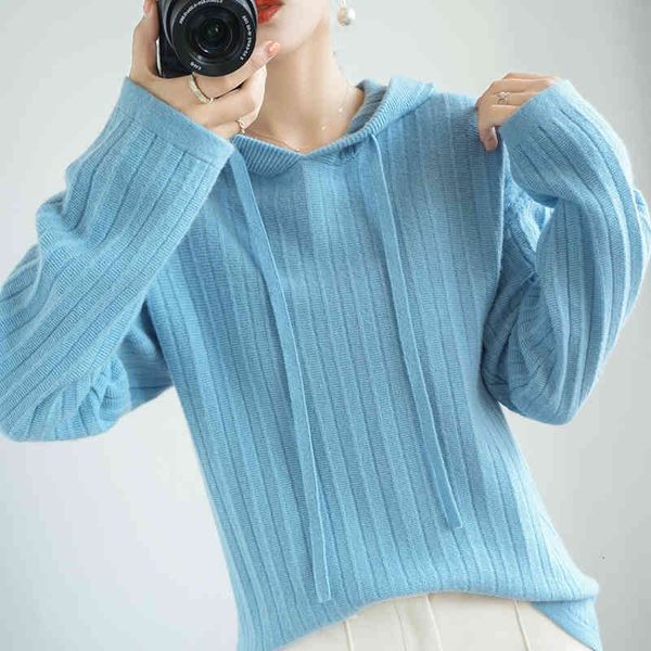 sweaters autumn winter elastic soft fashion 100% cashmere hooded sweater women's coat female loose large size knitted 6 colors jumpe, White;black
sweaters autumn winter elastic soft fashion 100% cashmere hooded sweater women's coat female loose large size knitted 6 colors jumpe, White;black