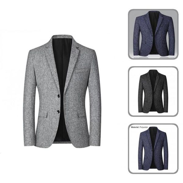 men's suits & blazers autumn winter stylish lapel buttons suit jacket male coat regular sleeve for party, White;black
men's suits & blazers autumn winter stylish lapel buttons suit jacket male coat regular sleeve for party, White;black