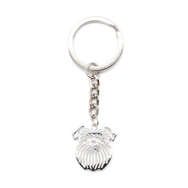 keychains fashion lovers' metal dog jewelry brussels griffon pendant key holder party christmas gift drop, Silver
keychains fashion lovers' metal dog jewelry brussels griffon pendant key holder party christmas gift drop, Silver