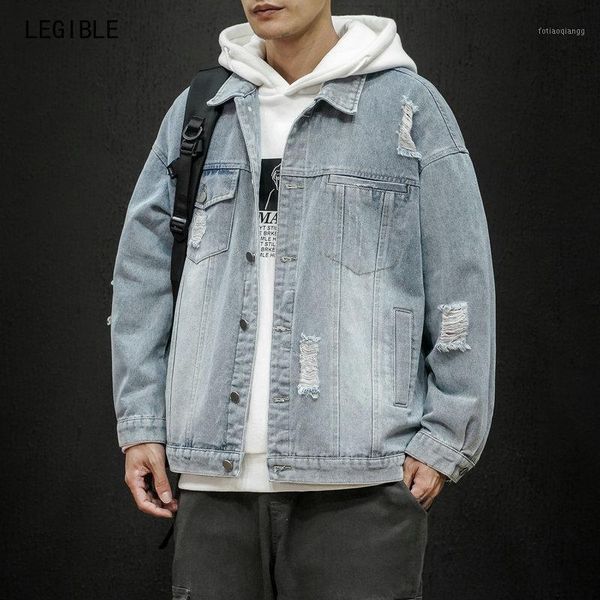 spring autumn jacket men fashion casual loose mens jackets and coats demin men's, Black;brown
spring autumn jacket men fashion casual loose mens jackets and coats demin men's, Black;brown
