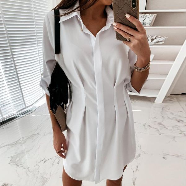 littlerossa women loose solid dresses turn down casual ladies office shirt summer long sleeve vestidos 2021, Black;gray
littlerossa women loose solid dresses turn down casual ladies office shirt summer long sleeve vestidos 2021, Black;gray