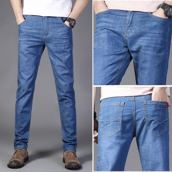 men's jeans straight slim business plus size casual trousers light blue mens pants men fit clothing
men's jeans straight slim business plus size casual trousers light blue mens pants men fit clothing