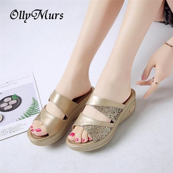slippers ollymurs women summer bling slipper woman shoes ladies pu leather wedges flat female casual sandals comfortable platform, Black
slippers ollymurs women summer bling slipper woman shoes ladies pu leather wedges flat female casual sandals comfortable platform, Black