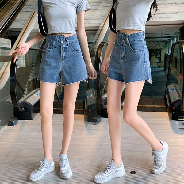 women's jeans 2021 summer fashion large size fat mm high waist denim shorts a-line loose net red super fire straight tube h6i6, Blue
women's jeans 2021 summer fashion large size fat mm high waist denim shorts a-line loose net red super fire straight tube h6i6, Blue