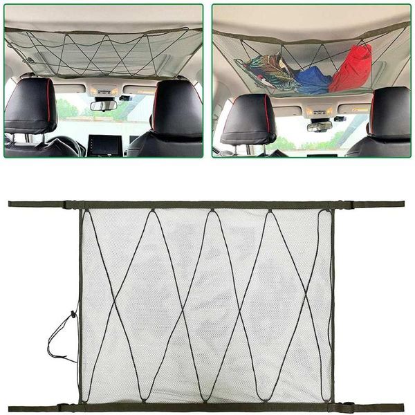 car organizer ceiling storage net pocket universal roof interior cargo bag with zipper trunk
car organizer ceiling storage net pocket universal roof interior cargo bag with zipper trunk