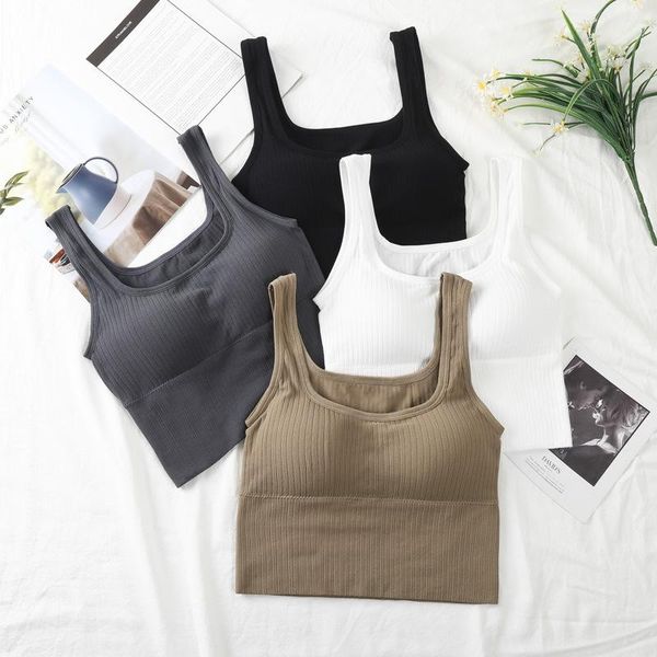 bustiers & corsets women crop bra tube female streetwear sleeveless seamless sports camis tee bandeau basic tank, Black;white
bustiers & corsets women crop bra tube female streetwear sleeveless seamless sports camis tee bandeau basic tank, Black;white