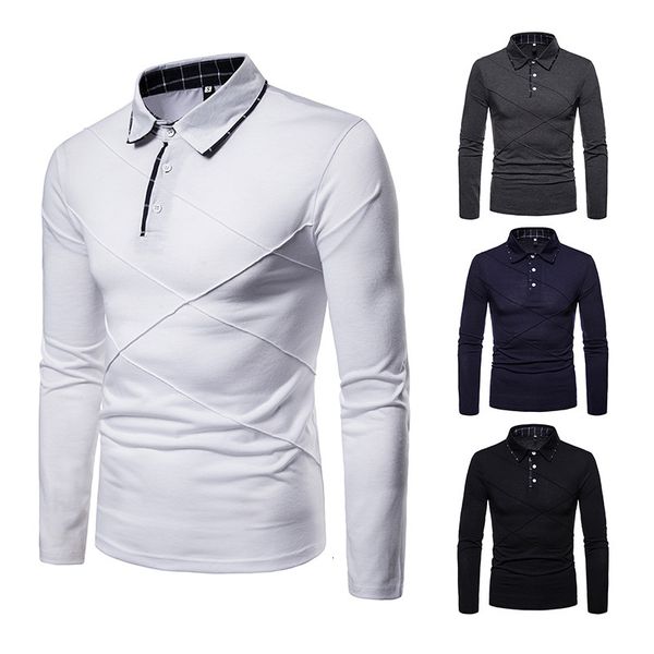 Men's T-shirt long shredded turn down color shirt kind skinny pullover tops, White;black
Men's T-shirt long shredded turn down color shirt kind skinny pullover tops, White;black