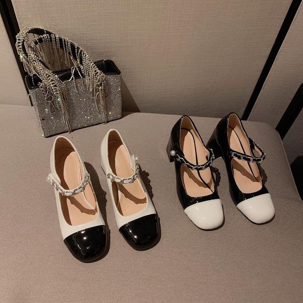 dress shoes 2021 mary janes round toe lolita chain buckle women cross-tied platform patent leather girls rivet casual ballet jk, Black
dress shoes 2021 mary janes round toe lolita chain buckle women cross-tied platform patent leather girls rivet casual ballet jk, Black