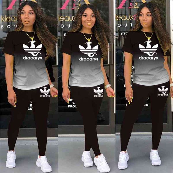tracksuits women 2 pieces sets short sleeve o-neck pullover trousers sportswear sports suit female clothes spring, White
tracksuits women 2 pieces sets short sleeve o-neck pullover trousers sportswear sports suit female clothes spring, White