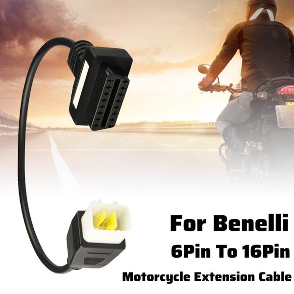 diagnostics 6 pin to obd2 16 adaptor cable for benelli motorcycle fault detection connector ecu diagnostic tools
diagnostics 6 pin to obd2 16 adaptor cable for benelli motorcycle fault detection connector ecu diagnostic tools