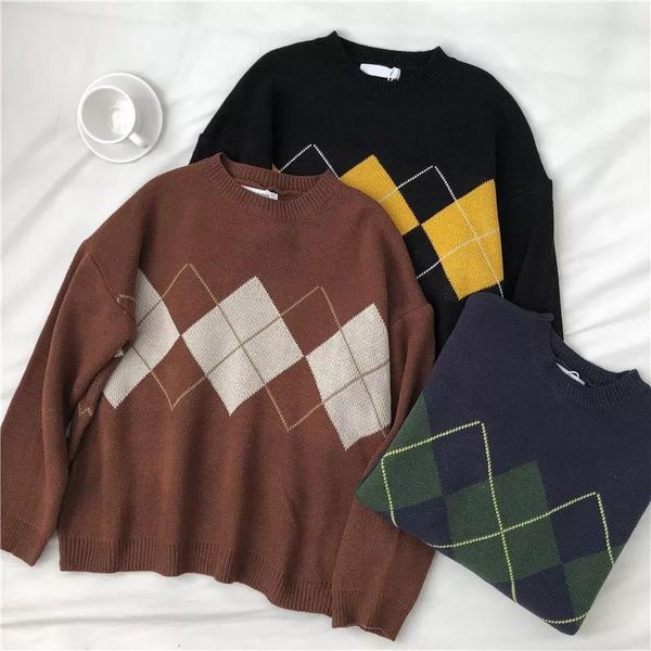women's sweaters women knitted sweater fashion oversized pullovers ladies winter loose korean college style jumper sueter mujer, White;black
women's sweaters women knitted sweater fashion oversized pullovers ladies winter loose korean college style jumper sueter mujer, White;black