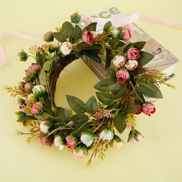 30cm simulation rose artificial wreaths silk peony flowers round heart garland for wedding party home decoration decorative &
30cm simulation rose artificial wreaths silk peony flowers round heart garland for wedding party home decoration decorative &