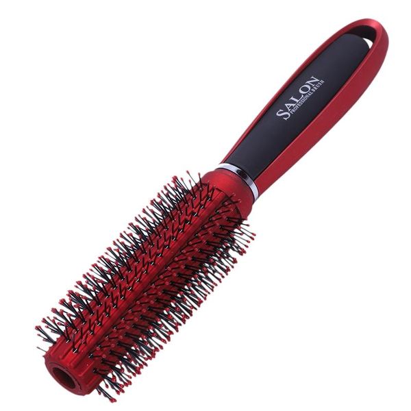 hair brushes red black plastic anti-slip round brush wave comb 9 inchlong, Silver
hair brushes red black plastic anti-slip round brush wave comb 9 inchlong, Silver