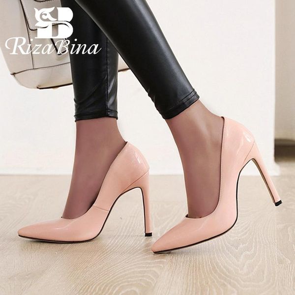 dress shoes rizabina plus size 31-46 women pumps pointed toe fashion slip on daily office lady thin high heels party footwear, Black
dress shoes rizabina plus size 31-46 women pumps pointed toe fashion slip on daily office lady thin high heels party footwear, Black