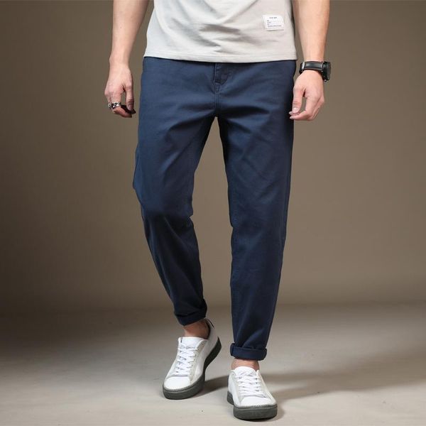 men's pants spring and summer fattening plus size harlan casual business elastic small feet large trendy, Black
men's pants spring and summer fattening plus size harlan casual business elastic small feet large trendy, Black
