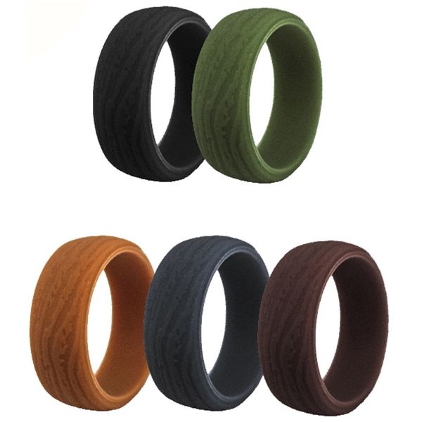8.7mm thick European and Band Rings American simple bark pattern 5 color group business gentleman style mens personalized custom silicone
8.7mm thick European and Band Rings American simple bark pattern 5 color group business gentleman style mens personalized custom silicone