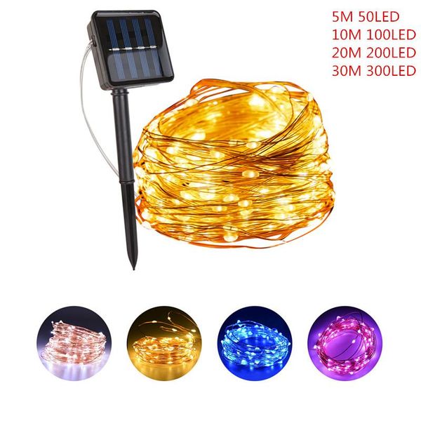 strings solar string fairy lights 10m 100led / 5m 50 led waterproof outdoor garland power lamp christmas for garden decoration
strings solar string fairy lights 10m 100led / 5m 50 led waterproof outdoor garland power lamp christmas for garden decoration
