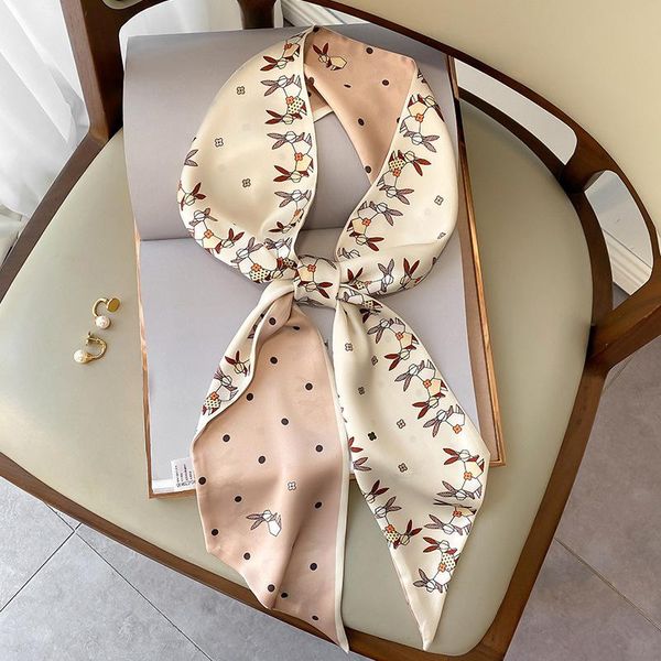 scarves clover luxury hair bag scarf 15x150cm skinny feel silk head-neck tie vintage women satin elegant leopard spring autumn, Blue;gray
scarves clover luxury hair bag scarf 15x150cm skinny feel silk head-neck tie vintage women satin elegant leopard spring autumn, Blue;gray