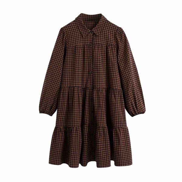 vintage gingham plaid mini dress women autumn winter collared puff sleeve ruffle woman harajuku loose casual es 210519, Black;gray
vintage gingham plaid mini dress women autumn winter collared puff sleeve ruffle woman harajuku loose casual es 210519, Black;gray